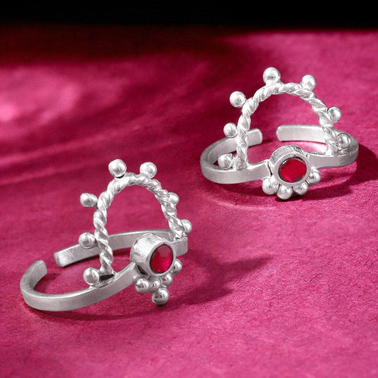 92.5 Sterling Silver Venki Toe Ring