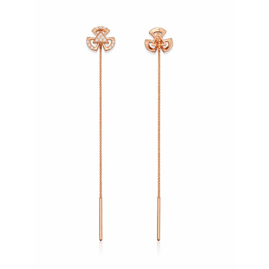 Rose Gold Sui Dhaga Threader Earrings