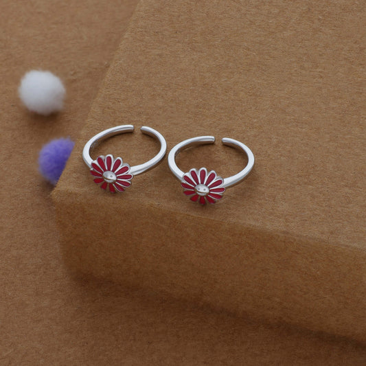 Cherry Blossom 925 Silver Fancy Toering