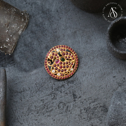 Peacock Stone Pendant