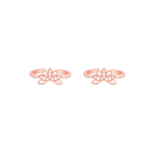 Blossom Whirl Toe Ring