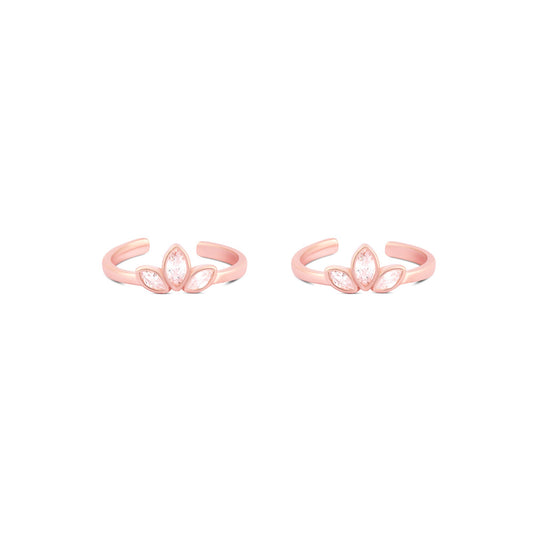 Crystal Sprout Toe Ring