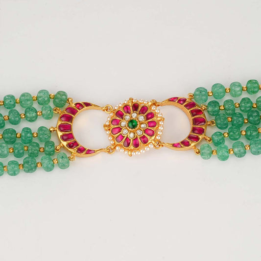 Jashvitha Kundan Bracelet