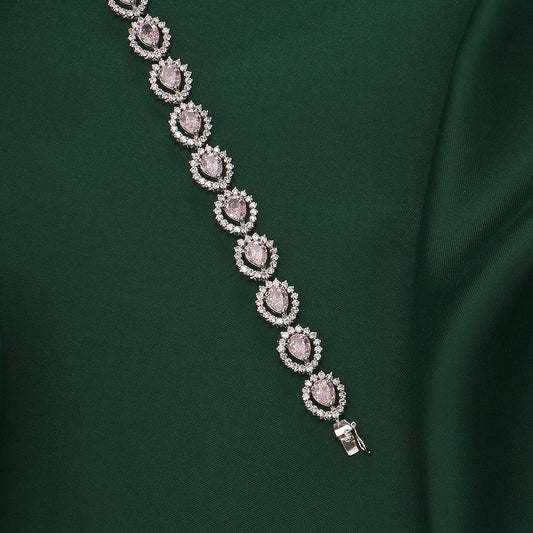 Glittering Chain Type Bracelet