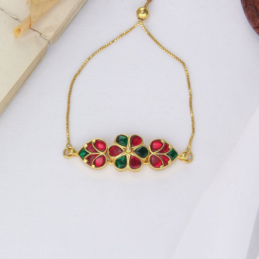 Facinate Kundan Bracelet