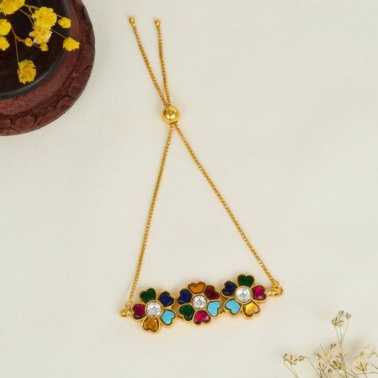 Mahamaya Kundan Bracelet