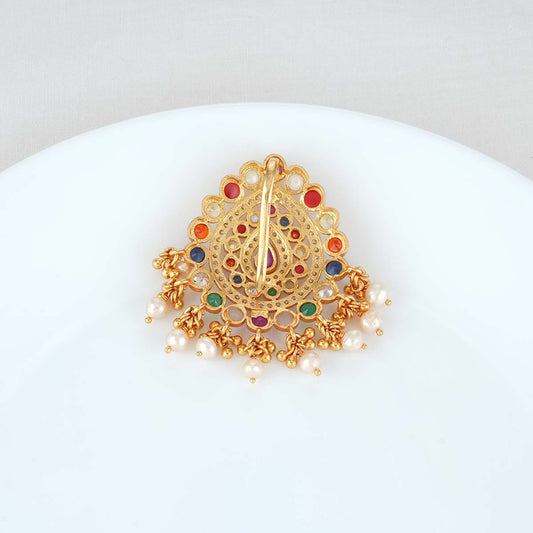 Aarvi Navarathna Stone Pendant