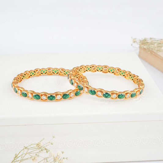 Srinika Stone Pair Bangles