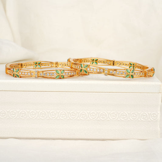 Elisa Stone Pair Bangles