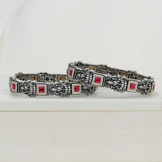 Dheekshi Oxidised Pair Bangles