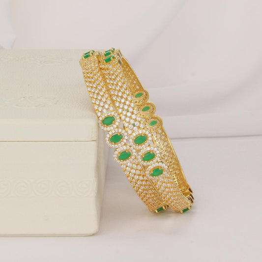 Nethra Stone Pair Bangle