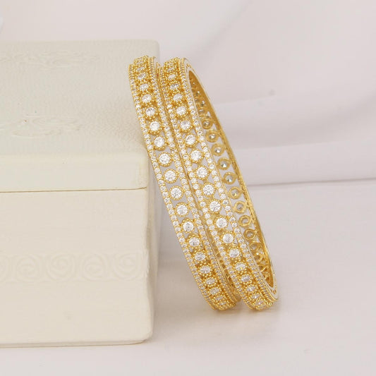 Srisha Diamond Design Pair Bangle