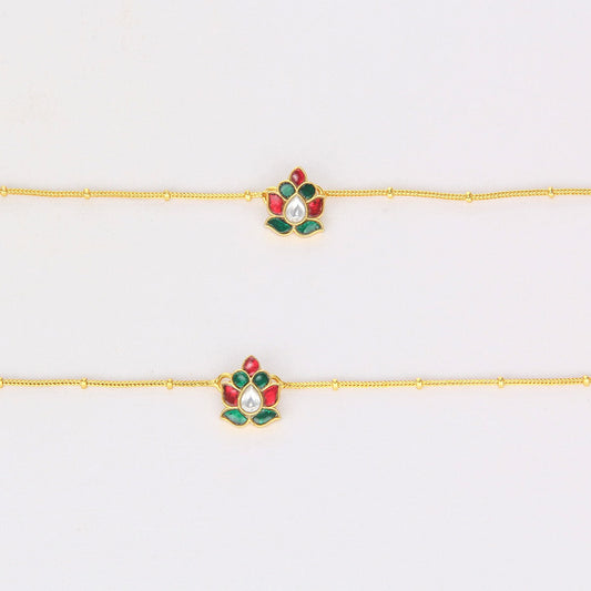 Lyla Kundan Anklet