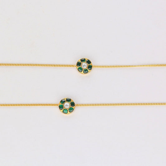Jhanvika Kundan Anklet