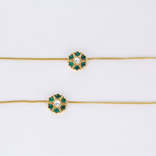 Envika Kundan Anklet