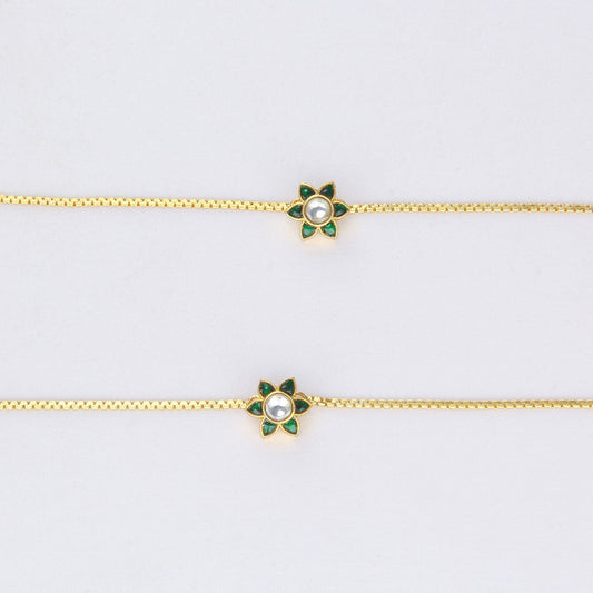 Rashika Kundan Anklet