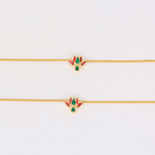 Mahira Kundan Anklet
