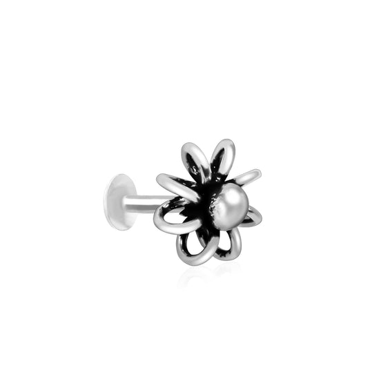Pearl Floret Nose Pin