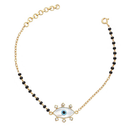 Aesthetic Evil Eye Mangalsutra bracelet