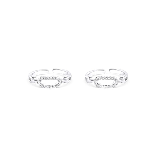 Aurelina Silver Toe Ring