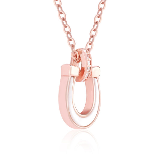Horseshoe Pendant Necklace