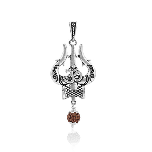 Shiva Trishul Om Pendant