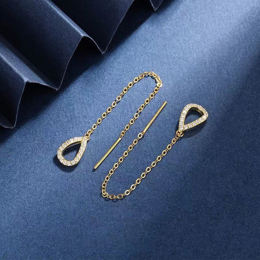 Needle Tassel Drop Earrings JLT12848