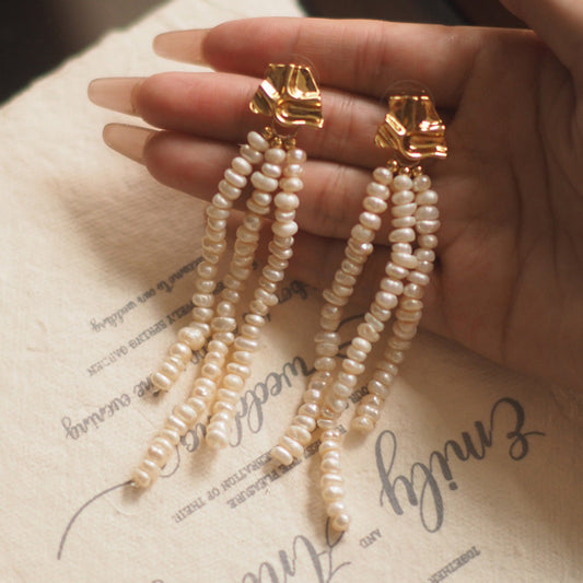 Tassel Pearl Drop Earring JLT12923