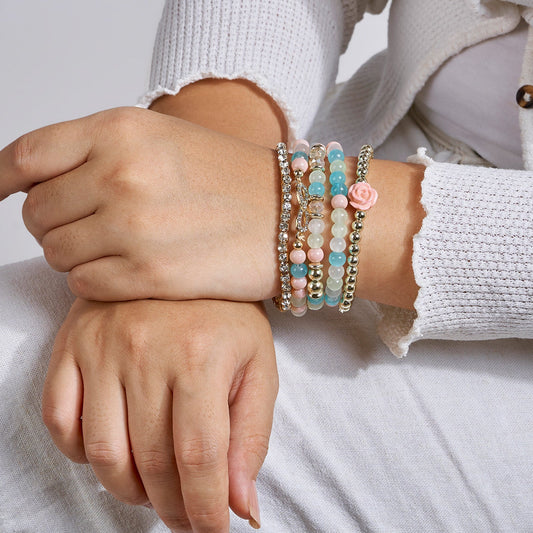 All Of The Girls You Loved Pastel Before Beaded Bracelet
