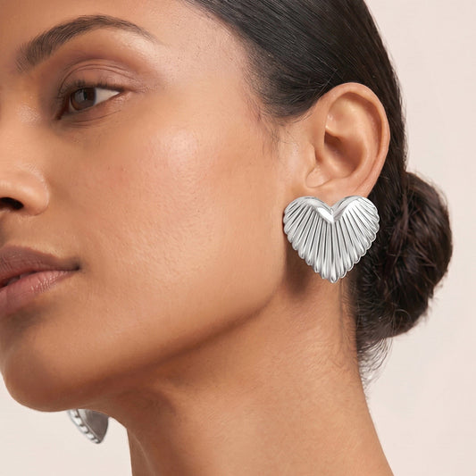 Ryeana Silver Love Earings