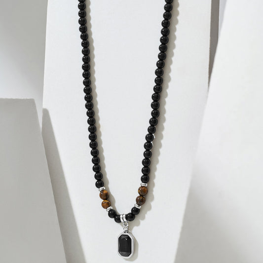 Noctis Black Men's Necklace