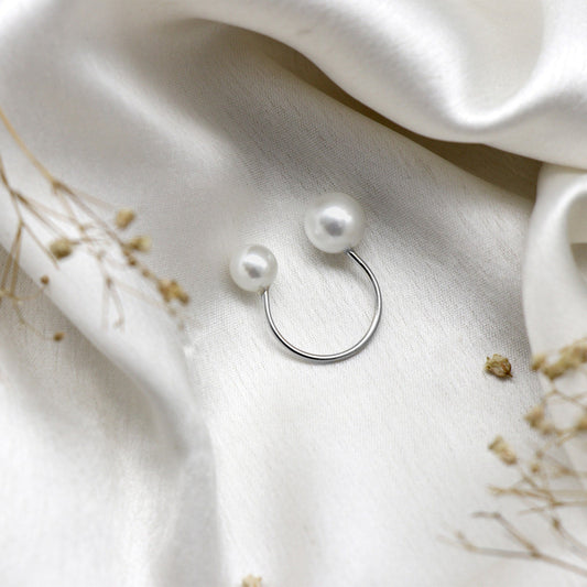 Basra Pearl Silver Ring