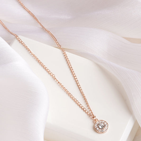 Shine Bright Rosegold Necklace Charm