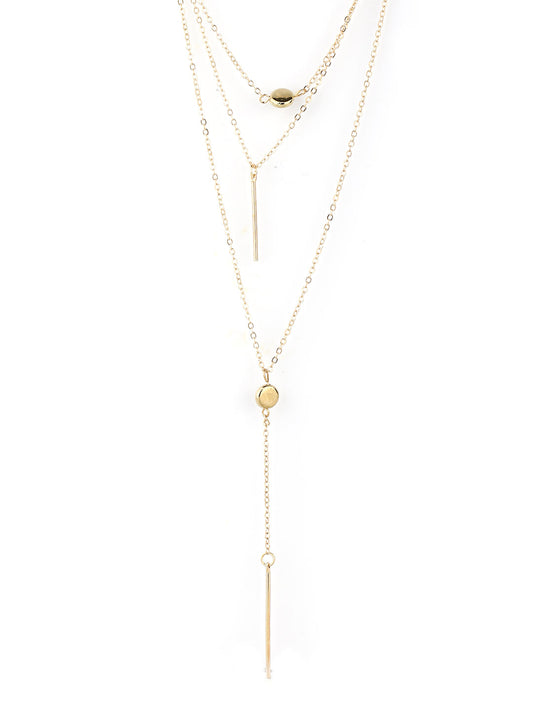 Gold Plated Layered Necklace