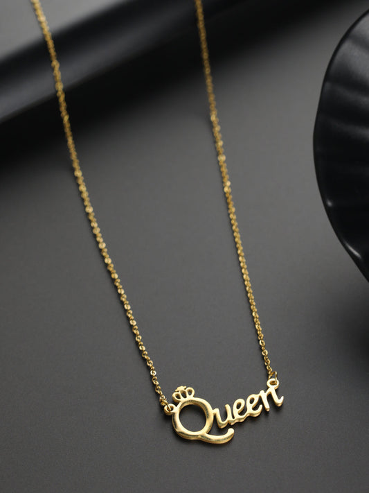 Priyaasi Elegant Queen Gold-Plated Necklace