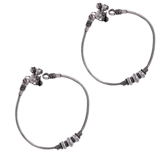 Teejh Aruni Set of Anklet and 3 Toe Rings