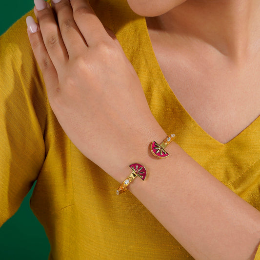 Ayee Palat Fuschia Pink Bracelet