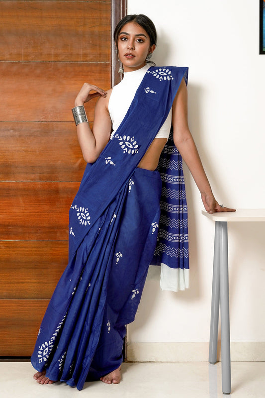 Teejh Bhavani Mulmul Cotton Saree