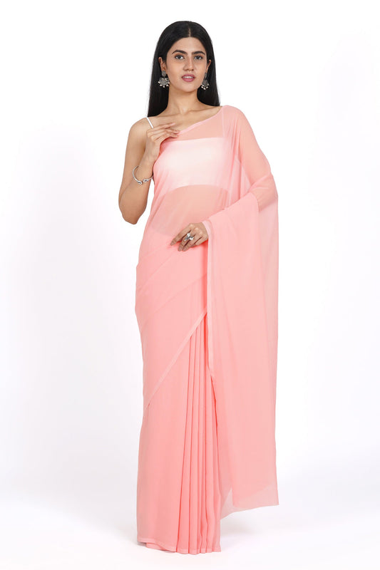 Teejh Prakriti Georgette Saree