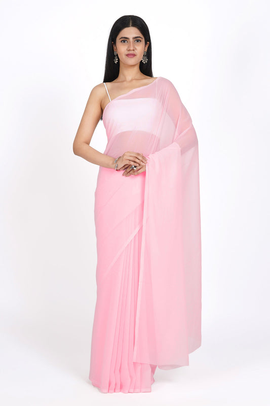 Teejh Ajuni Georgette Saree