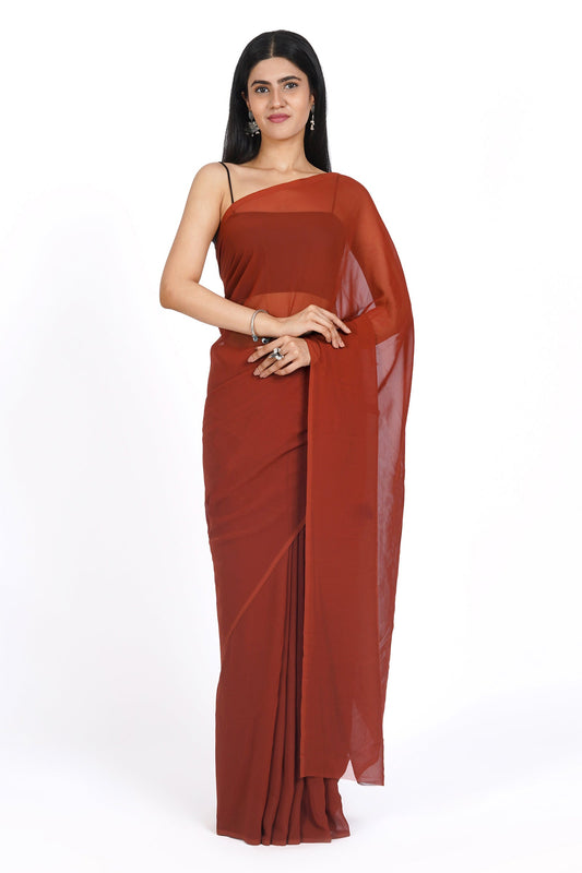 Teejh Meghna Georgette Saree