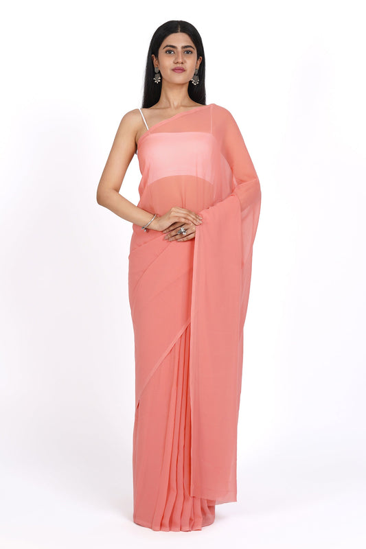 Teejh Ridhushni Georgette Saree