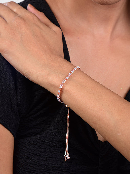 Glow up AD Tennis Bracelet