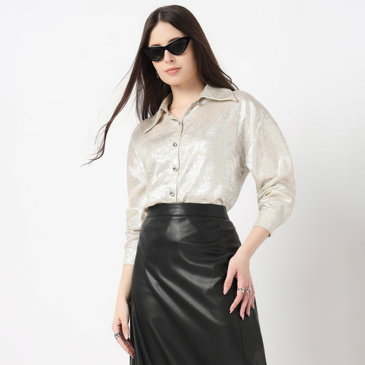 Relaxed Fit Full Sleeve Shirt