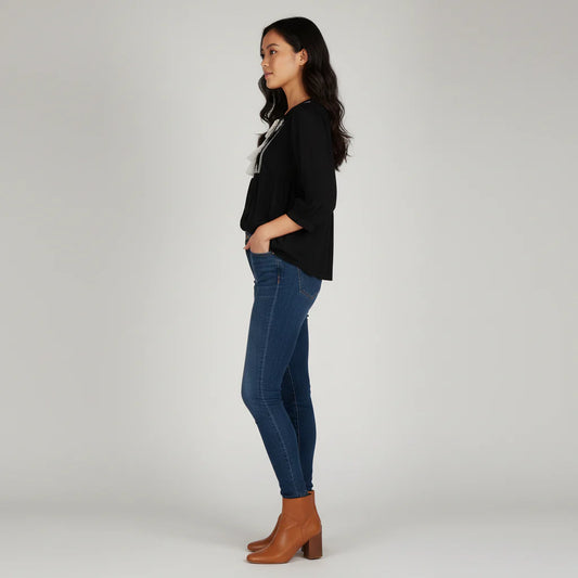Woven Embroidered Top