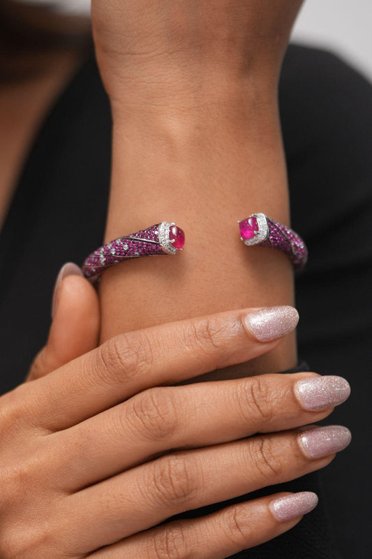 Dressing Lola Coloured Stone Diamond Kada