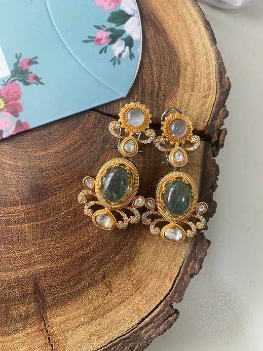 Earthy Sabhya Indo western Earrings | GemZ