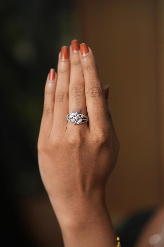 Bling Me Diamond Band Everyday Wear Ring