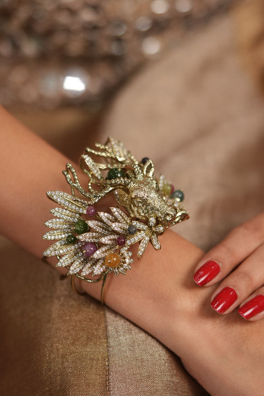Oh Deer Sabhya Multicolour Statement Handcuff | Kada