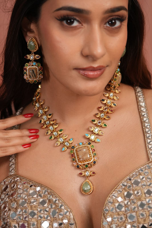 Shammi Sabhya Multicoloured Gemstone Set | GemZ